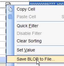 Image:SQL Manager: accediendo a un BLOB en una tabla de DB2