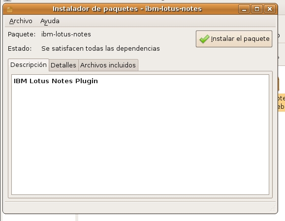 Image:Ubuntu 8.0.10 y Lotus Notes 8.5 Beta 2