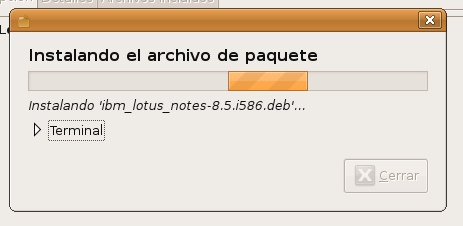 Image:Ubuntu 8.0.10 y Lotus Notes 8.5 Beta 2