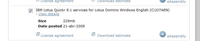 Image:Lotus Quickr Entry 8.1 for Domino - Primer contacto