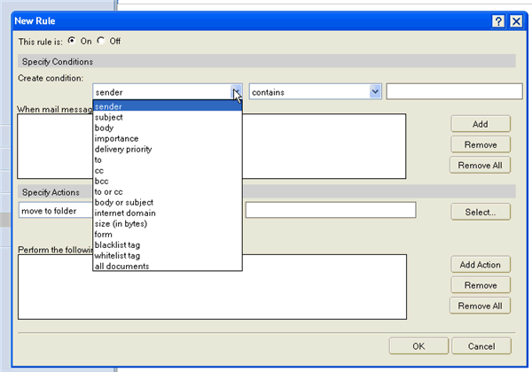 Image:Cómo crear una regla de correo en Lotus Notes