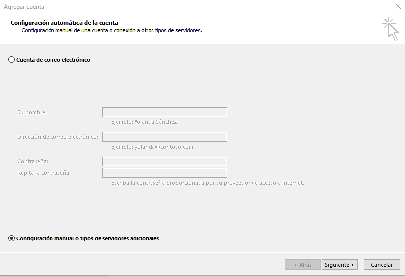 Image:Configuración de MS Outlook 2016 para el acceso a IBM Connections Cloud