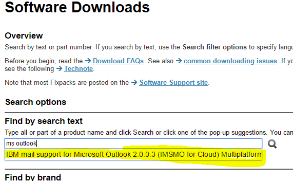 Image:Configuración de MS Outlook 2016 para el acceso a IBM Connections Cloud