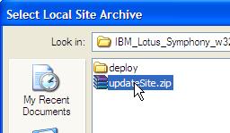 Image:Installing Lotus Symphony 3 Beta 4 in Lotus Notes 8.5.2