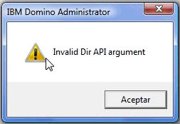 Image:Invalid Dir API argument