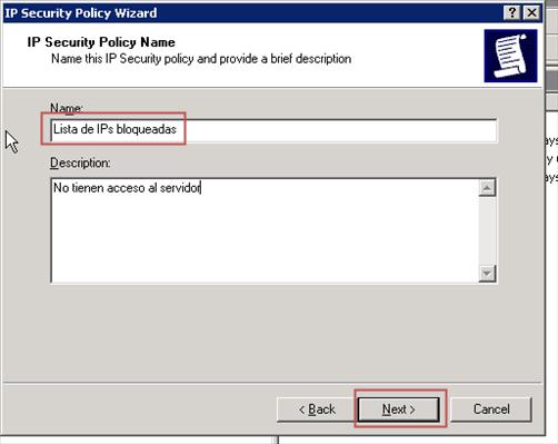 Image:Protegiéndose frente a ataques de fuerza bruta contra SMTP en IBM Domino II - Configurando IP Security Management en Windows 2003