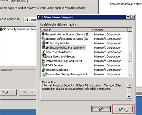 Image:Protegiéndose frente a ataques de fuerza bruta contra SMTP en IBM Domino II - Configurando IP Security Management en Windows 2003